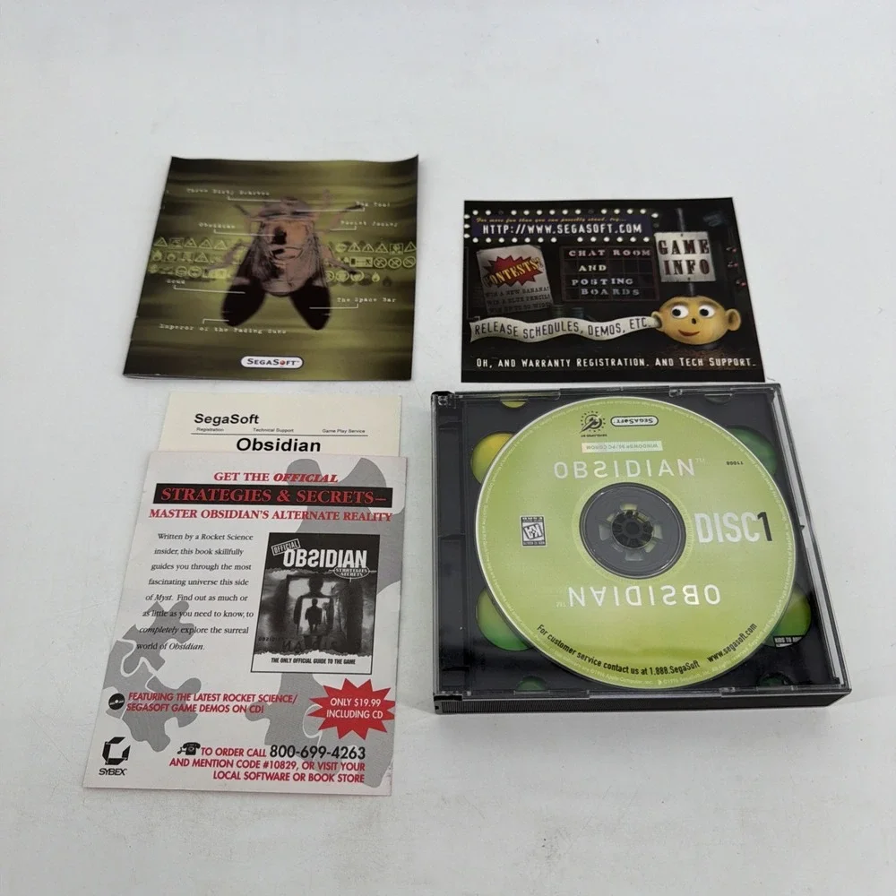 Obsidian (PC, 1997) Big Box
